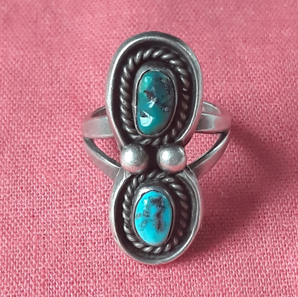 Native Americano Sterling Silver Ring - image 3
